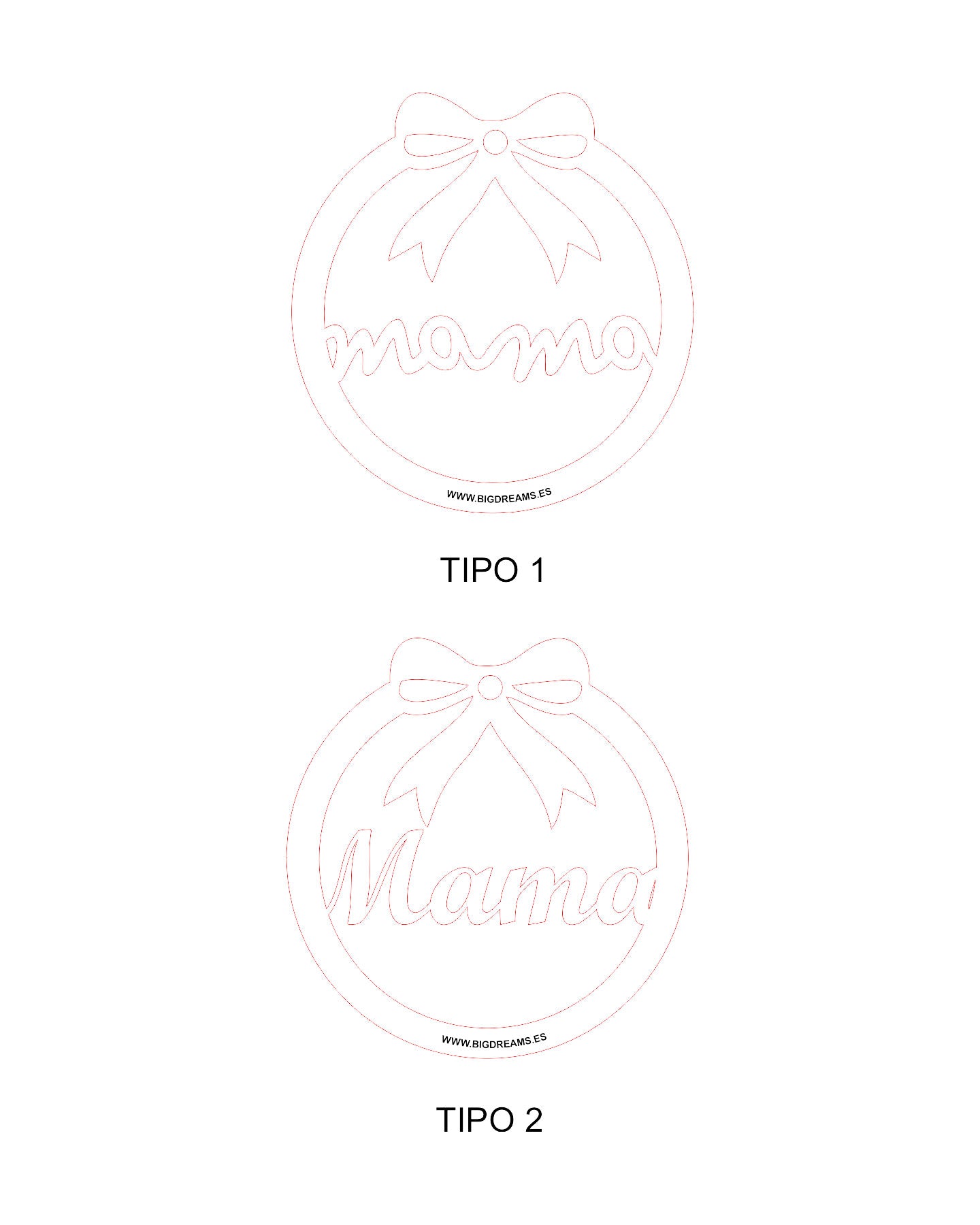 Pack 12 Bolas Arbol Navidad Lazo