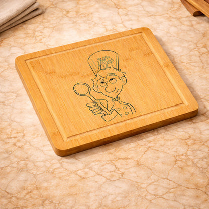 Tabla de bambú personalizada