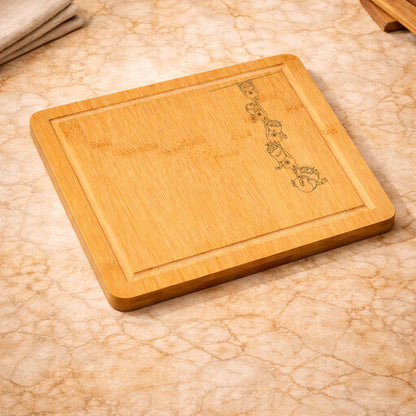 Tabla de bambú personalizada