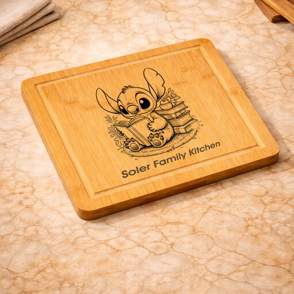 Tabla de bambú personalizada