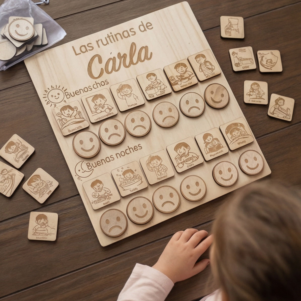 Tabla de rutina para los más peques