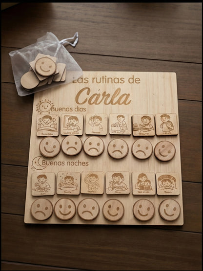 Tabla de rutina para los más peques