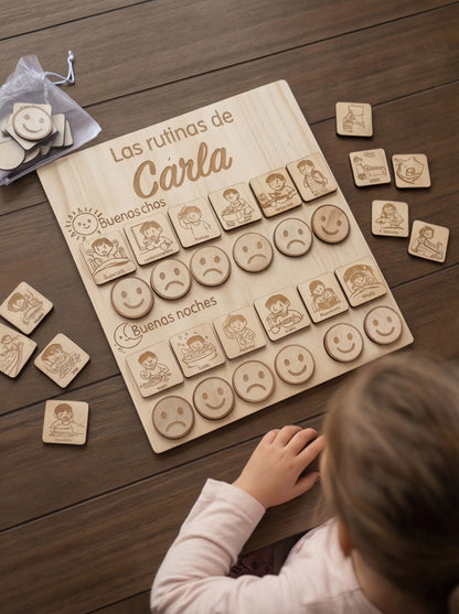 Tabla de rutina para los más peques