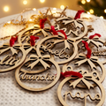 Pack 12  Bolas Arbol Navidad Lazo