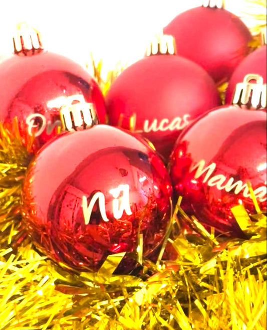 Pack  12 bolas Navidad