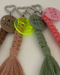 Llavero Macramë Flequillo
