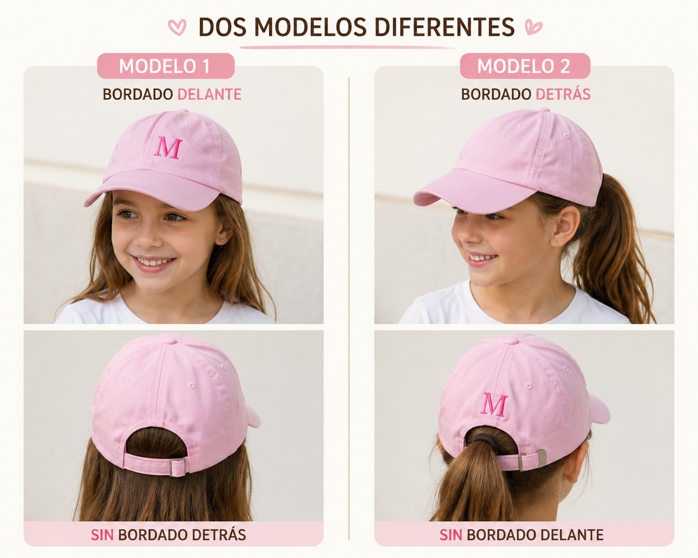 Pack 2 Gorra infantil