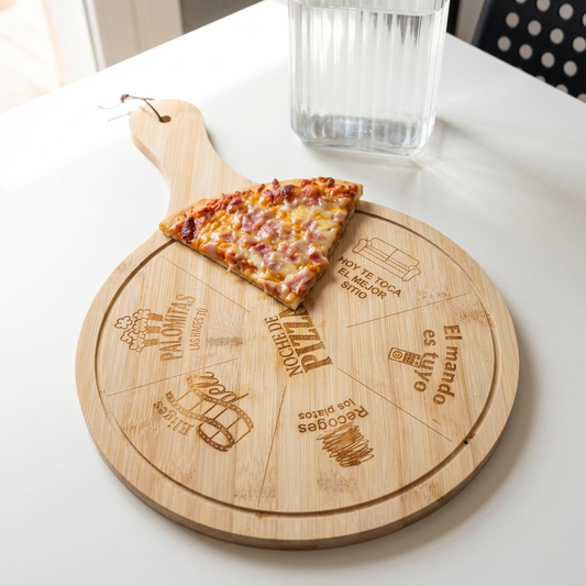 🍕 Tabla Pizza  y Peli personalizada