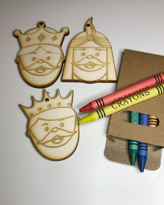 Pack 3 Reyes Magos con Imán detrás